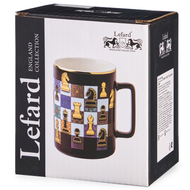 Кружка lefard "ход конем" 400мл Lefard (260-1062) Кружка lefard "ход конем" 400мл Lefard (260-1062)