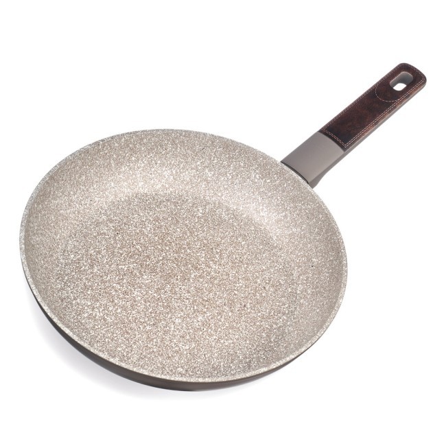 Сковорода с антипригарным покрытием pfluon marble, 26*5 см Agness (902-112)