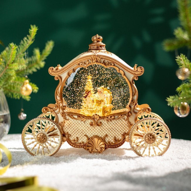 Музыкальная статуэтка "каретка" с led-подсветкой 26х11,5х21,5 см Lefard (146-2226)