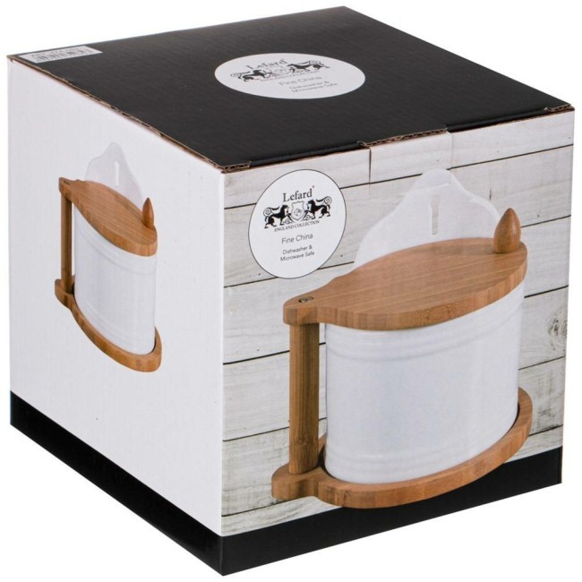 Банка lefard с дерев. крышкой 800 мл Lefard (474-082) Банка lefard с дерев. крышкой 800 мл Lefard (474-082)