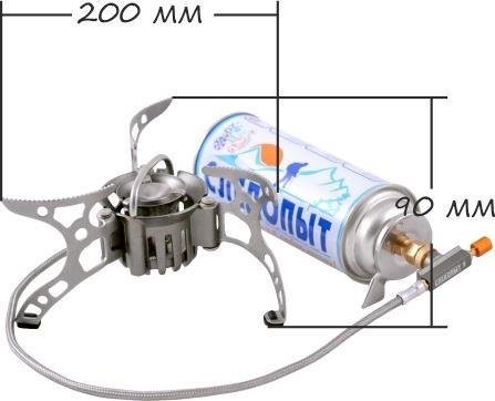 Горелка мультитопливная СЛЕДОПЫТ Огонь Прометея в чехле (с газогенер.) (51651)