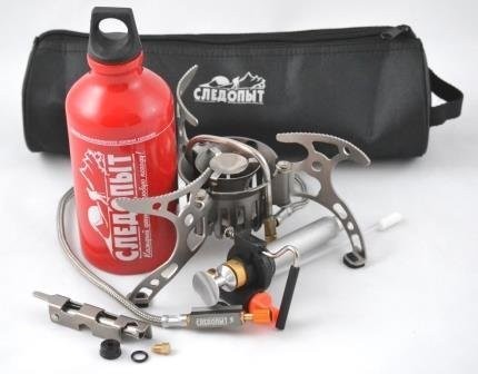 Горелка мультитопливная СЛЕДОПЫТ Огонь Прометея в чехле (с газогенер.) (51651)