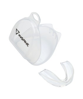 Капа 1-челюстная INSANE TIGER, ЭВА, прозрачный, с футляром, детский (2115181)