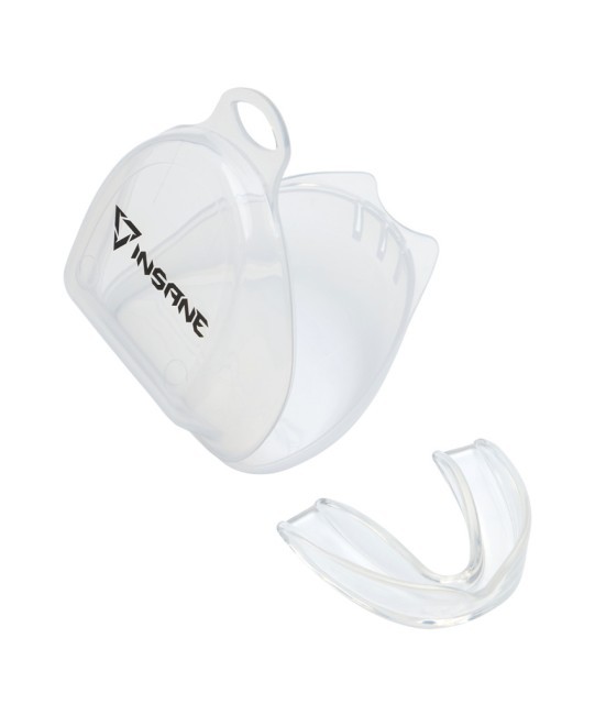 Капа 1-челюстная INSANE TIGER, ЭВА, прозрачный, с футляром, детский (2115181)