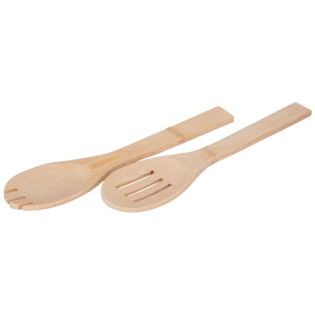 Салатник lefard "native" 24 см с ложкой и вилкой на дерев. подставке Lefard (587-186)