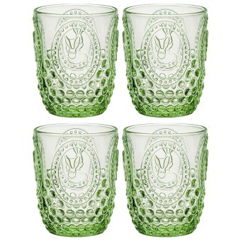 Набор стаканов для воды/сока "sunday" green 4шт/280 мл Lefard (355-441)