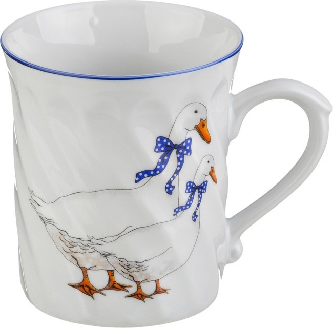 Кружка "гуси" 300 мл. высота=9 см. DUBI (606-682) Кружка "гуси" 300 мл. высота=9 см. DUBI (606-682)