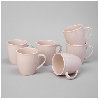 Набор кружек lefard tint 270мл (розовый) 6 шт. Lefard (48-883-1) Набор кружек lefard tint 270мл (розовый) 6 шт. Lefard (48-883-1)