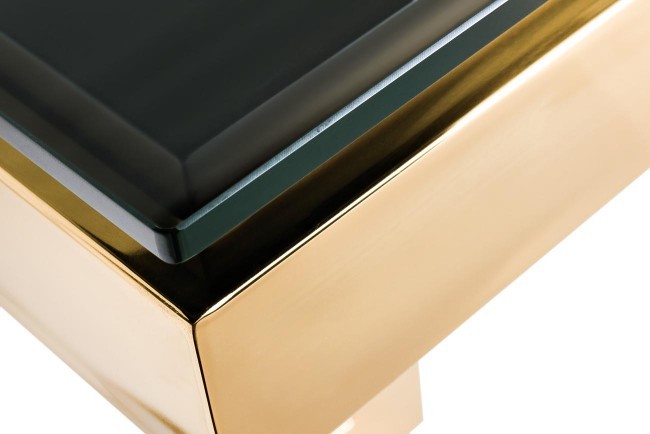 Консоль Marbella черн/золото 130*37*76,5см (TT-00004373)