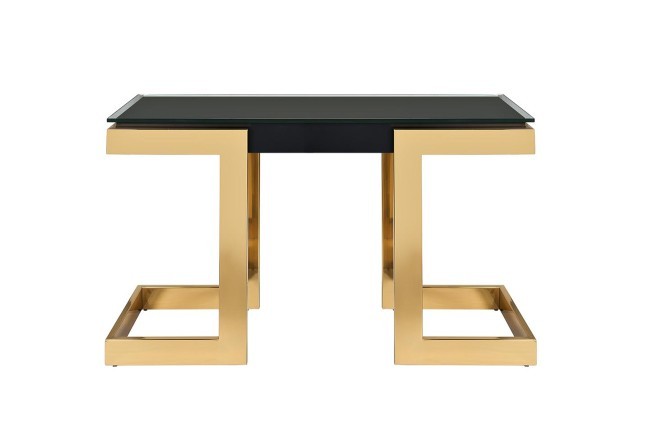 Консоль Marbella черн/золото 130*37*76,5см (TT-00004373)