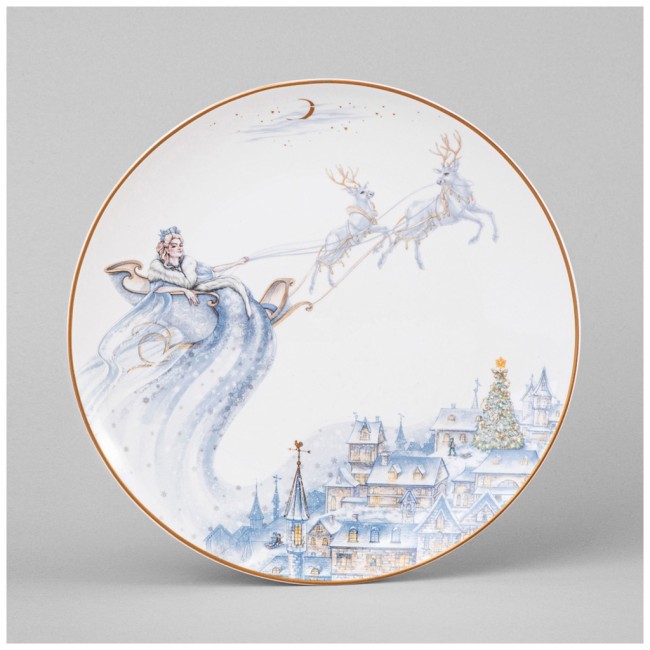 Тарелка закусочная lefard "снежная королева" 20,5 см Lefard (590-632)