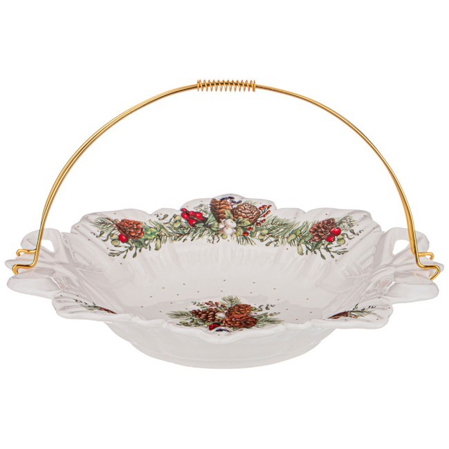 Блюдо lefard "celebration" с металл.ручкой 26см Lefard (760-745) Блюдо lefard "celebration" с металл.ручкой 26см Lefard (760-745)