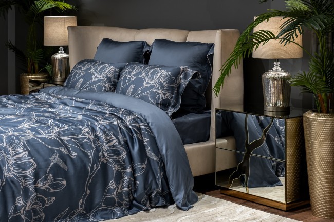 Комплект наволочек тенсель синий 70*70 (2шт) (TT-00014147)