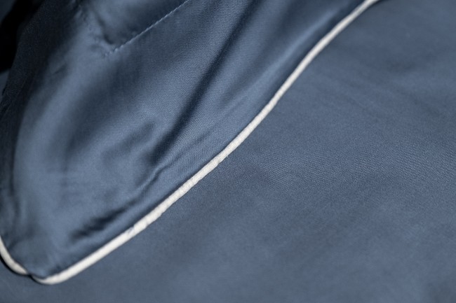 Комплект наволочек тенсель синий 70*70 (2шт) (TT-00014147)