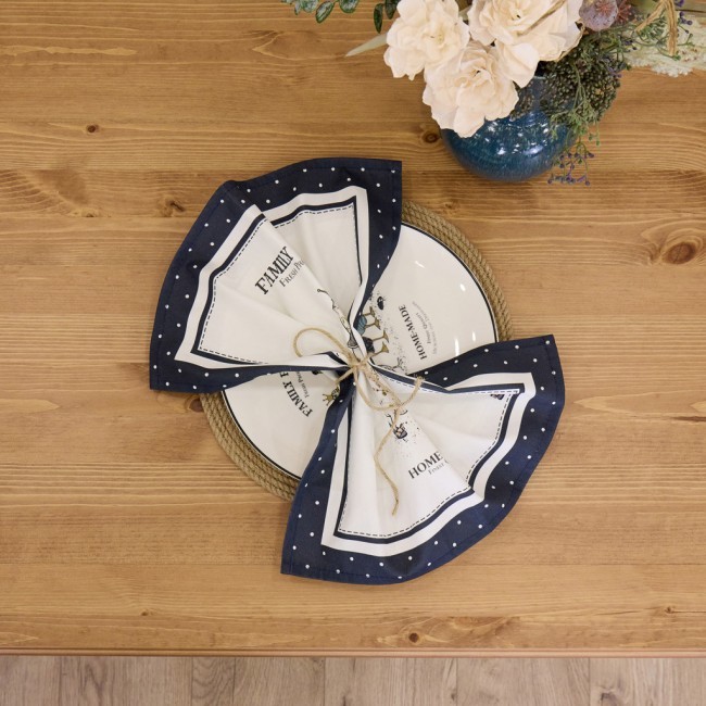 Набор салфеток из 2-х шт "family farm" ,40х40см,синий,100% хлопок,твил Lefard (850-742-83) Набор салфеток из 2-х шт "family farm" ,40х40см,синий,100% хлопок,твил Lefard (850-742-83)