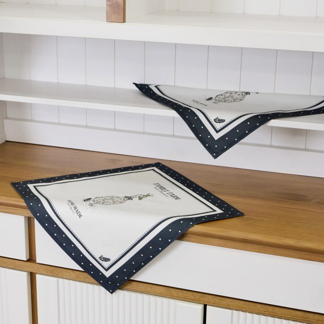 Набор салфеток из 2-х шт "family farm" ,40х40см,синий,100% хлопок,твил Lefard (850-742-83) Набор салфеток из 2-х шт "family farm" ,40х40см,синий,100% хлопок,твил Lefard (850-742-83)