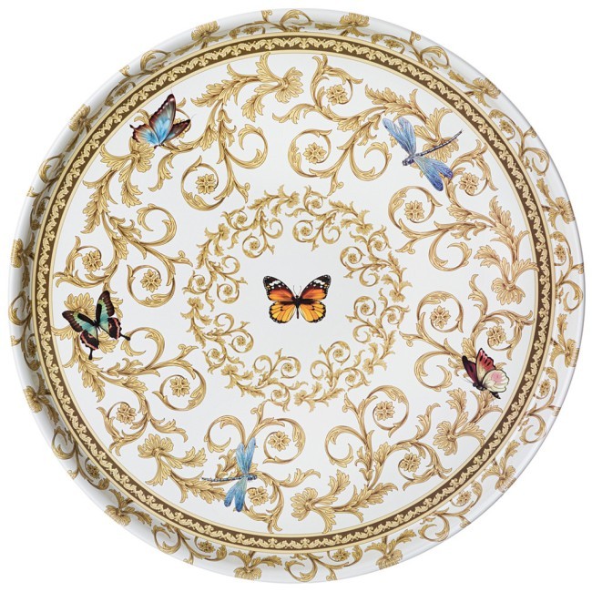 Поднос сервировочный agness коллекция "rococo" 33*2,1 см Agness (898-141)