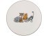 Тарелка десертная "озорные коты" диаметр=20 см высота=2 см без упаковки Lefard (188-106)