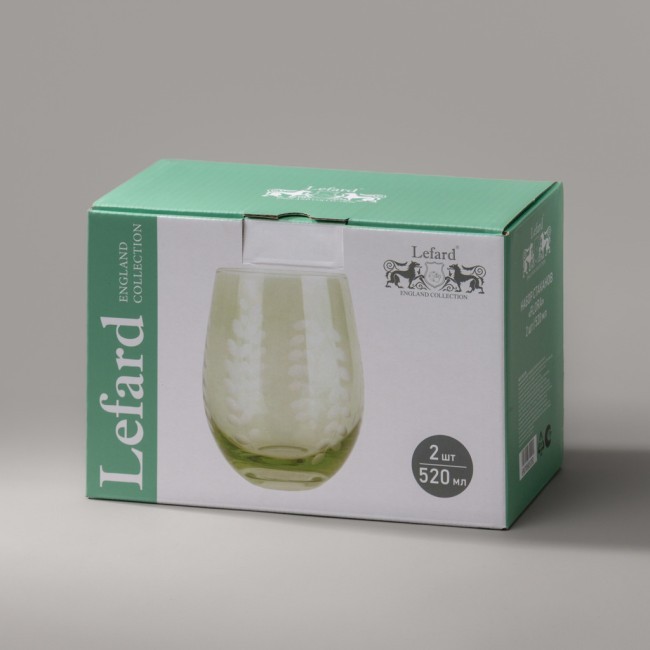 Набор стаканов "flora" из 2 шт. 520 мл Lefard (685-109) Набор стаканов "flora" из 2 шт. 520 мл Lefard (685-109)