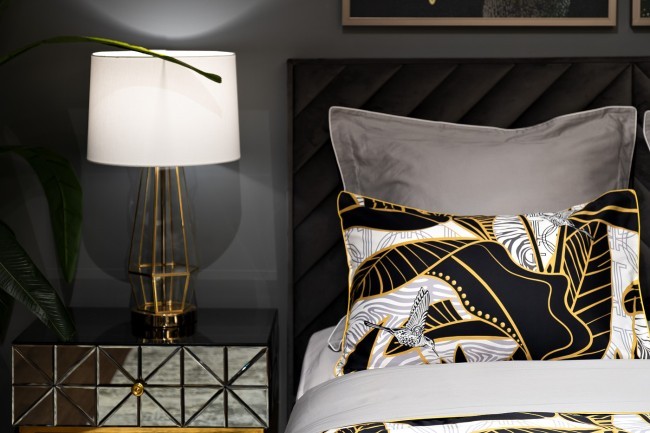 Набор постельного белья Тропики,полуторный,нав. 50*70(2шт) золото/серый (TT-00013301) Набор постельного белья Тропики,полуторный,нав. 50*70(2шт) золото/серый (TT-00013301)