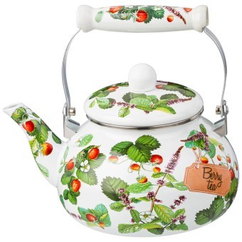 Чайник agness  эмалированный серия "фруктовая корзина", 2,5 л Agness (934-566)