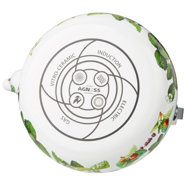 Чайник agness  эмалированный серия "фруктовая корзина", 2,5 л Agness (934-566)