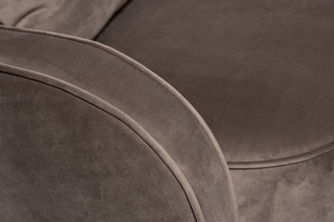 Кресло вращающееся велюр серый 76*85*82см (TT-00011168)