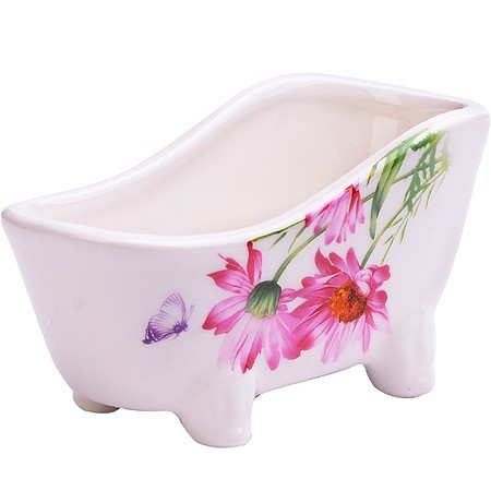 Подставка д/губки 170мл "Цветы" LR (х72) " (26249) Подставка д/губки 170мл "Цветы" LR (х72) " (26249)