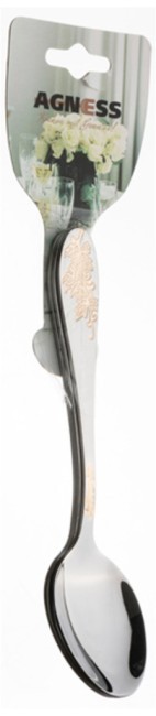 Набор чайных ложек agness из 3 шт. длина=14 см серия garden Agness (922-238)