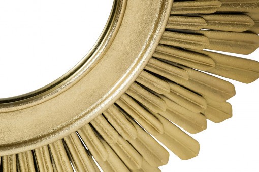 Зеркало декоративное "Солнце" цвет золото d70см (TT-00005612)