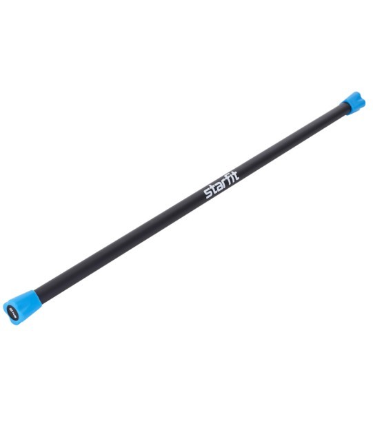 Бодибар STARFIT BB-301, 5 кг, неопреновый, черный/синий (1484617)