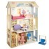 Деревянный кукольный домик "Грация", с мебелью 16 предметов в наборе и с качелями, для кукол 30 см (PD315-03)