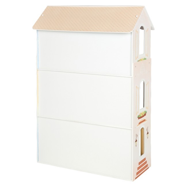 Деревянный кукольный домик "Грация", с мебелью 16 предметов в наборе и с качелями, для кукол 30 см (PD315-03)