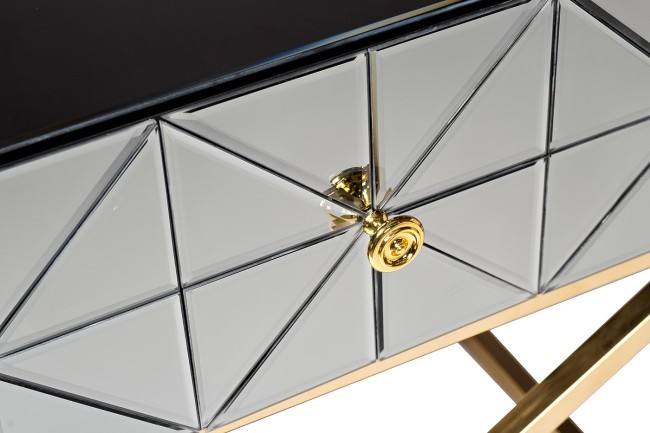 Тумба с матовой зерк.отделкой каркас металл.  60*40*60см (TT-00005661) Тумба с матовой зерк.отделкой каркас металл.  60*40*60см (TT-00005661)