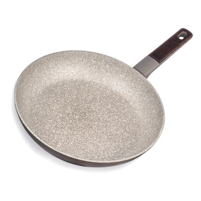 Сковорода с антипригарным покрытием pfluon marble, 28*5,2 см Agness (902-113)