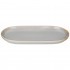 Тарелка овальная bronco "soul kitchen" 30*14,5*2,5 см серая Bronco (189-415)