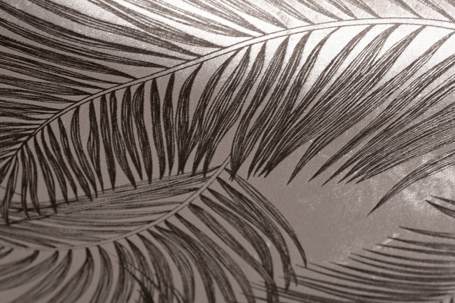 Кресло Verona вращающееся,вельвет принт листья Valdes110-BEG/бронза 70*77*80см (TT-00016552)