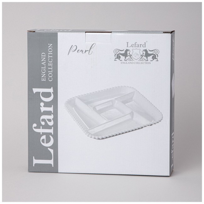 Менажница lefard "pearl" 5 секций квадратная 26,5*3 см Lefard (761-095) Менажница lefard "pearl" 5 секций квадратная 26,5*3 см Lefard (761-095)