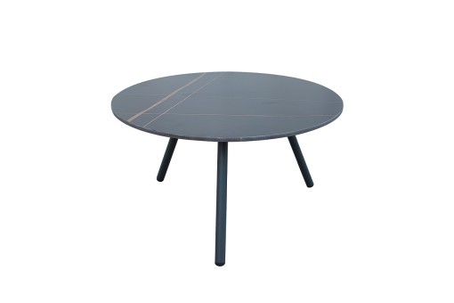 Стол кофейный "EMBRACE" уличный черный d68*48см (TT-00012379)