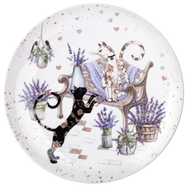 Набор тарелок закусочных lefard "лавандовые коты" 2 шт. 20,5*2 см Lefard (425-166) Набор тарелок закусочных lefard "лавандовые коты" 2 шт. 20,5*2 см Lefard (425-166)