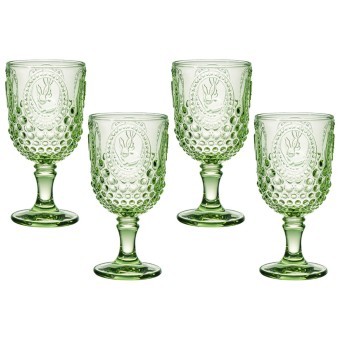 Набор бокалов для вина "sunday" green 4 шт/280 мл Lefard (355-439)
