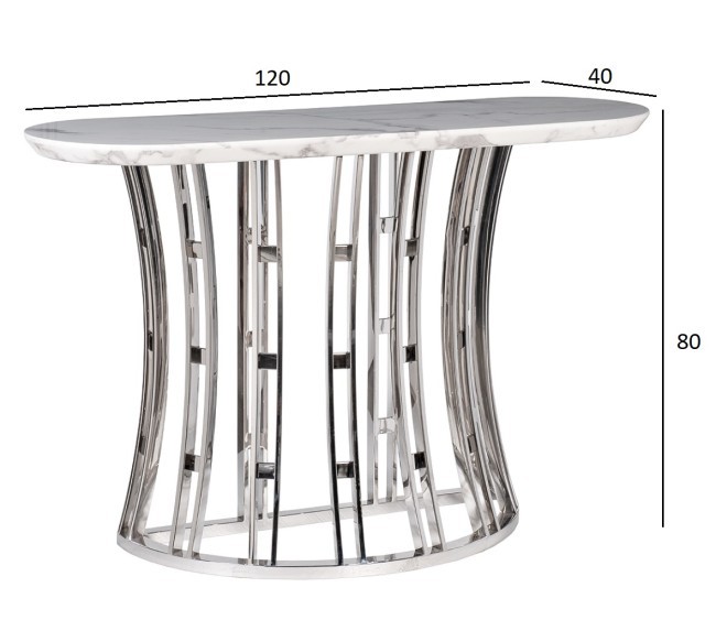 Консоль светло-серая 120*40*80см (TT-00001015) Консоль светло-серая 120*40*80см (TT-00001015)