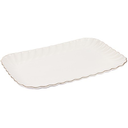 Блюдо сервировочное для подачи керамика 30х20,5х2,5 LR (90054-507S) Блюдо сервировочное для подачи керамика 30х20,5х2,5 LR (90054-507S)