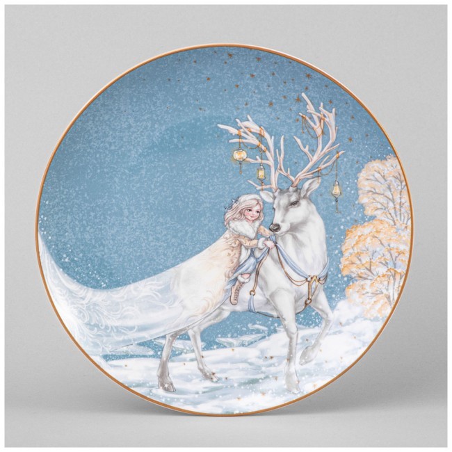 Тарелка закусочная lefard "снежная королева" 20,5 см Lefard (590-634)
