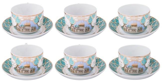 Чайный набор lefard "суры корана" на 6 пер. 12 пр. 260 мл Lefard (86-2201) Чайный набор lefard "суры корана" на 6 пер. 12 пр. 260 мл Lefard (86-2201)