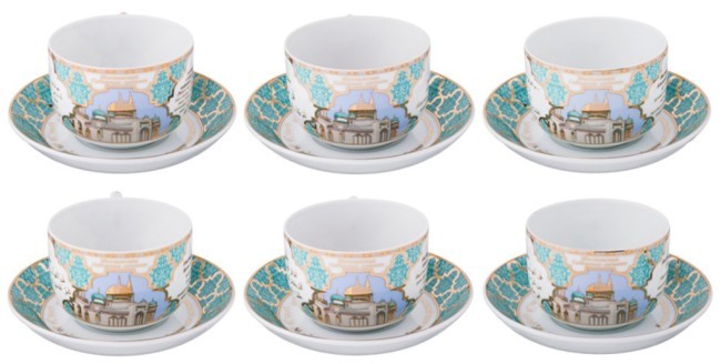 Чайный набор lefard "суры корана" на 6 пер. 12 пр. 260 мл Lefard (86-2201) Чайный набор lefard "суры корана" на 6 пер. 12 пр. 260 мл Lefard (86-2201)