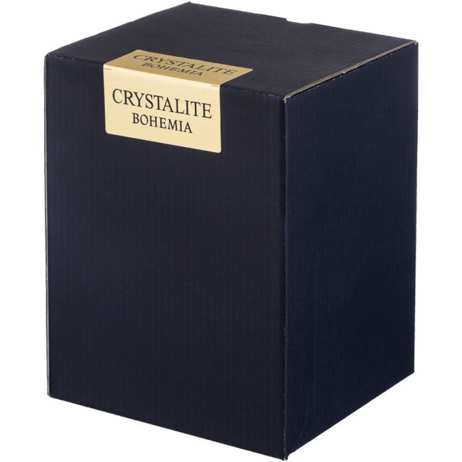 Конфетница с крышкой "wave" 22*16см. высота=20см. CRYSTALITE (669-300)