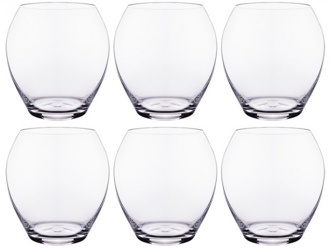 Набор стаканов для виски из 6 шт. "cecilia/carduelis" 420 мл высота=10 см Crystal Bohemia (669-041)