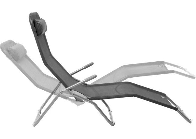 Шезлонг GoGarden Comfy Plus 50307 серый (56529) Шезлонг GoGarden Comfy Plus 50307 серый (56529)