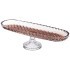 Блюдо на ножке brown, 39x14 см Alegre Glass (337-114)